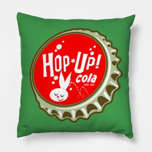 Retro Vintage Hop Up Cola Soda Bottlecap Pillow