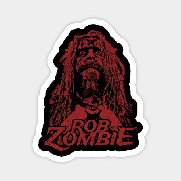 rob zombie red Magnet by mnd_Ξkh0s