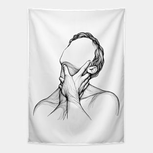 Man Portrait Tapestry