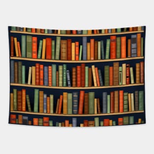 Library Shelves Tapestry