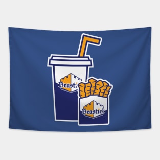 Beasties vs White Castle Fries and a Shake Mashup Tapestry