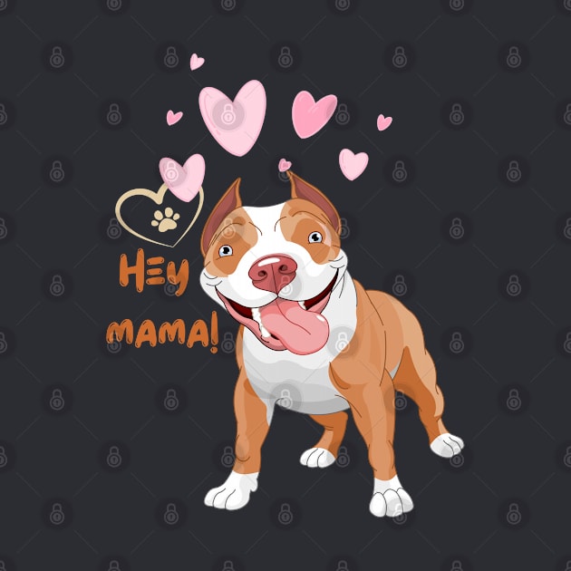 Pitbull dog lover by Kikapu creations