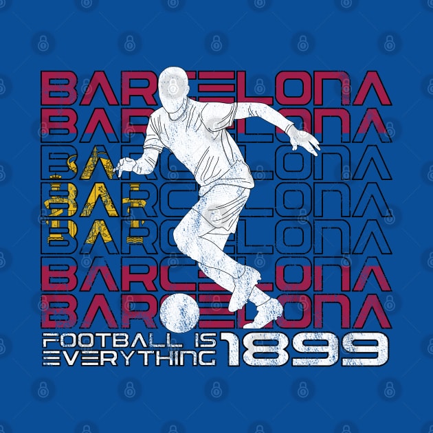 Football Is Everything - FC Barcelona Attack Retro by FOOTBALL IS EVERYTHING