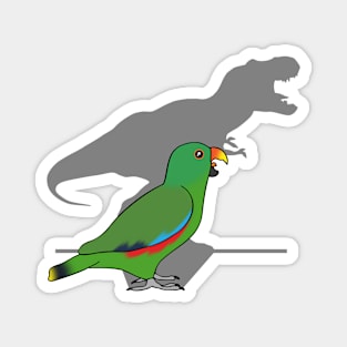 Funny T-rex Male Eclectus Magnet