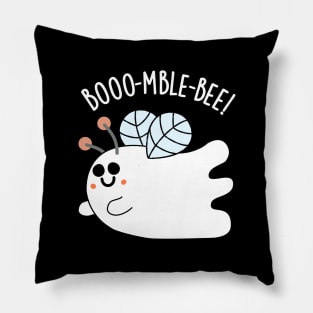 Booomble Bee Funny Ghost Bee Pun Pillow