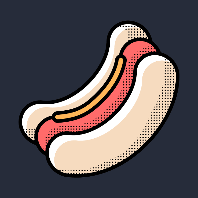 Retro Hot Dog by SLAG_Creative