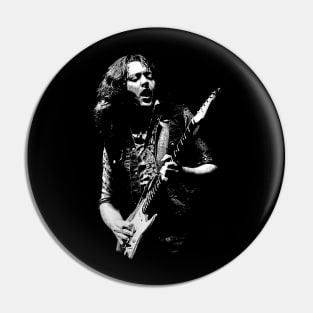 Guitar Hero Tribute Celebrate the Legendary Music of Rory Gallagher with a Stylish T-Shirt Pin