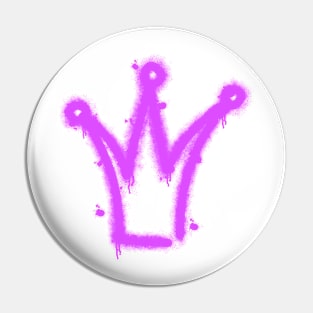 Graffiti crown Pin