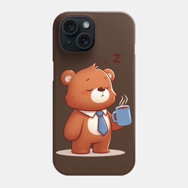 Sleepy Bear Phone Case by Annabelhut