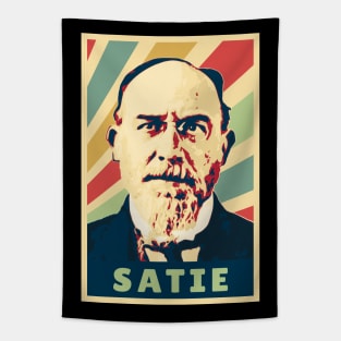 Eric Satie Vintage Colors Tapestry