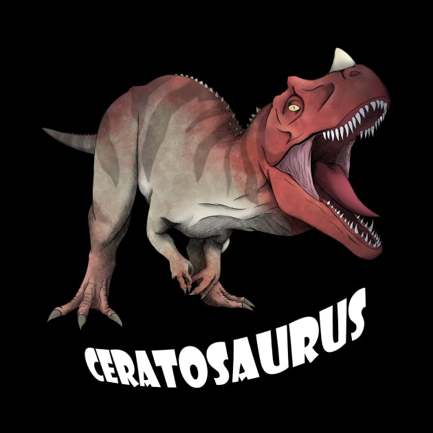 Ceratosaurus (with text) by Stranger Attire