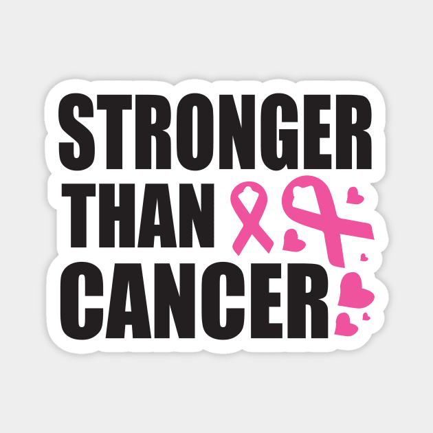 Stronger than cancer, Breast Cancer Awareness Magnet by AYOUGO.ZONDA™