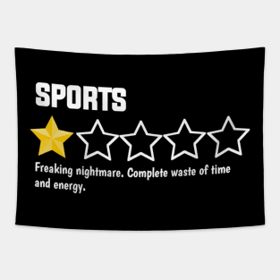 Sports, one star, freaking nightmare. complete waste of time and energy Tapestry