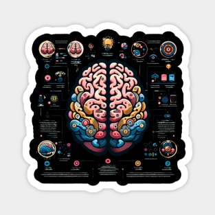 Brain Function Infographic Magnet