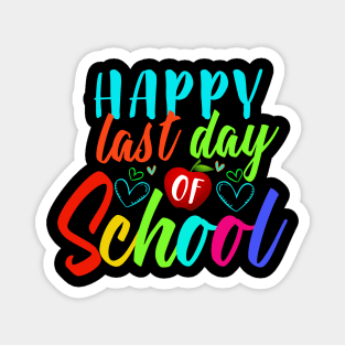 Happy last day of school hello summer Magnet