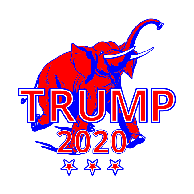 Trump elephant by hipop