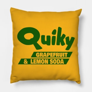 Quiky Grapefruit & Lemon Soda - Vintage Soda Pop Bottle Cap Pillow