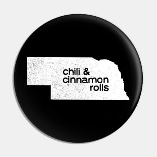 Vintage Nebraska Food Chili Cinnamon Rolls Pin