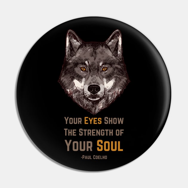 Strength of The Lone Wolf Pin by Hypnotic Highs