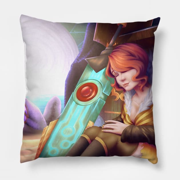 Transistor - We will always together Pillow by CuteLittleAngel