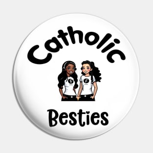 Catholic Best Friends Pin