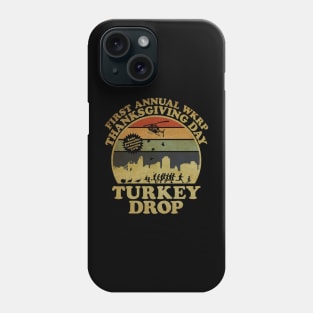 White First Anual Turkey Drop Retro Phone Case