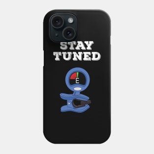 Stay Tuned Blue Clip-On Tuner Phone Case