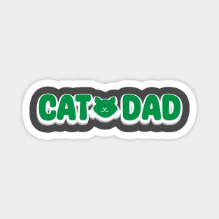 Cat Dad Magnet