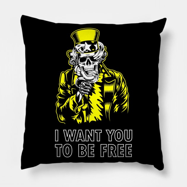 Uncle Sam Ancap Pillow by LIBERTY'S