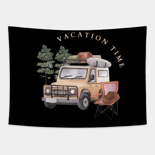 vacation time Tapestry by TAMALOUT STORE