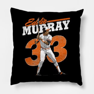 eddie murray retro Pillow