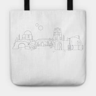 Mos Eisley cityscape Tote