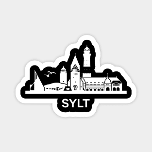 Skyline of island Sylt, North Sea, Germany Magnet