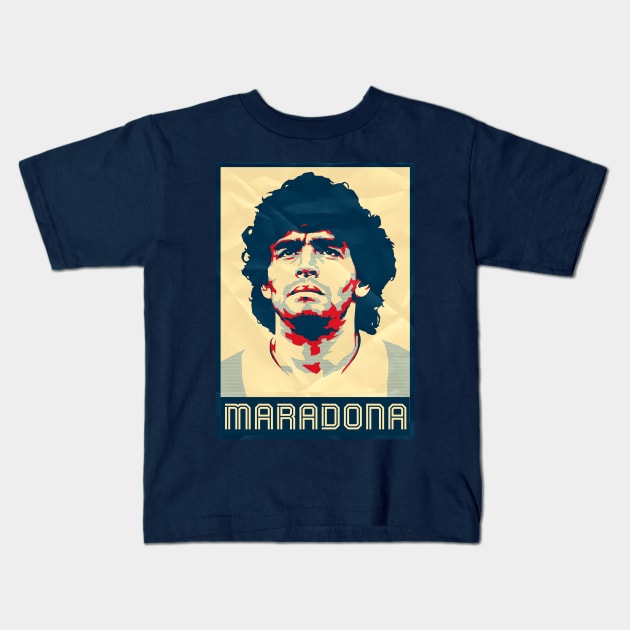 logik support spændende Print Diego Maradona - Print Diego Maradona - Kids T-Shirt | TeePublic