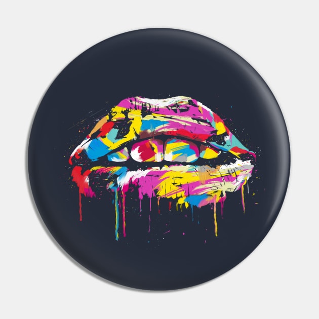 Colorful lips Pin by soltib