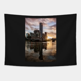 Summer Sunset on the Yarra Tapestry