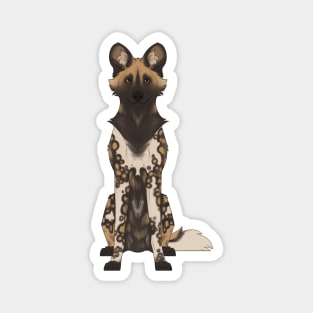 African Wild Dog Magnet