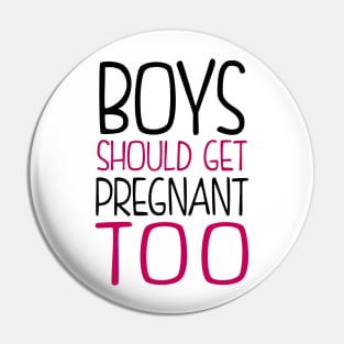 Funny Feminist Design Pin