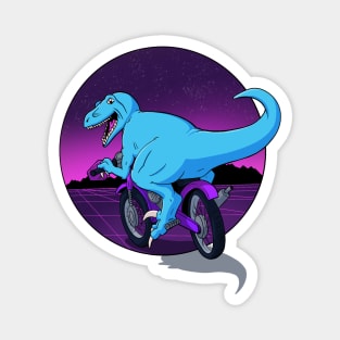 Dirtbike Dino Magnet