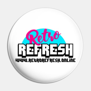 Classic Retro Refresh Logo (for light tee) Pin