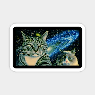 cat universe shirt episode 10 Magnet