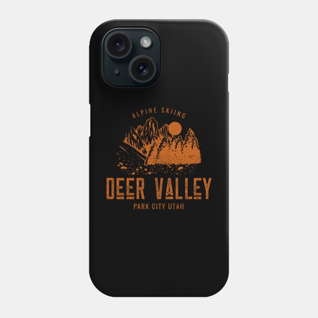 DEER VALLEY PARK CITY UTAH Phone Case by Cult Classics