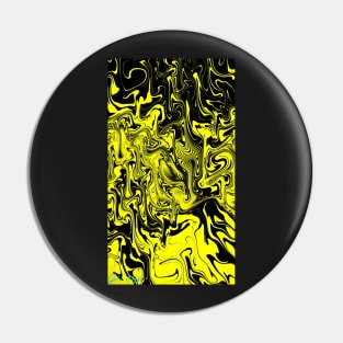 Neon Yellow Pattern Pin