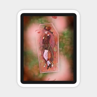 Genshin Impact Hu Tao Coffin Ghosts Art Print Magnet