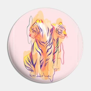 Tiger Study Pin