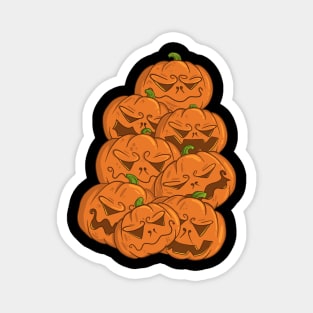 Jack-O'-Lantern doodle Magnet