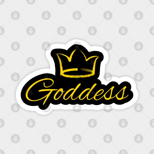 Goddess, Black Queen, Black Woman, African American Woman. Magnet by UrbanLifeApparel