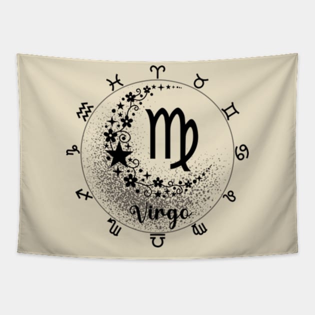 esoteric zodiac signs Tapestry by Night Fairy