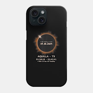 Total Solar Eclipse 2024 Totality 04.08.24 Texas Tx Phone Case