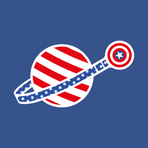 Stars and Stripes and Shield by DCLawrenceUK